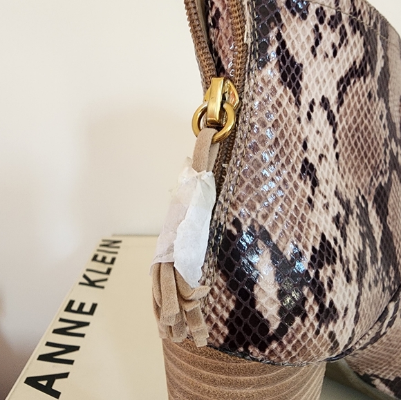 Anne Klein Snakeskin Print Bootie - Picture 4 of 9